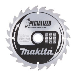 Katkaisuterä puulle Makita; 165x1,5x20,0 mm; Z24; 20°