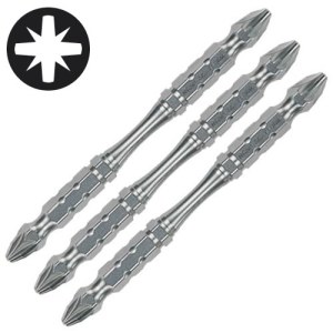 Kaksipuolinen ruuvinvääntimen terä Makita Torsion; PZ2; 3 kpl.
