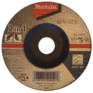 Hiova katkaisulaikka Makita B-21244; 125x3,2 mm metalille