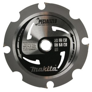 Pyörösahanterä kuitusementille Makita; 165x2,3x20,0 mm; Z4; 12°