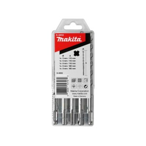 5-osainen betoniporaussetti Makita B-49052, SDS-plus