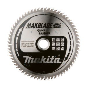 Katkaisuterä puulle Makita; 165x1,9x20,0 mm; Z64; 10°