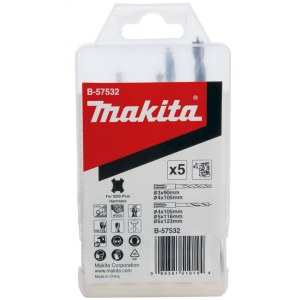 Poranteräsarja Makita B-57532; 5 kpl.