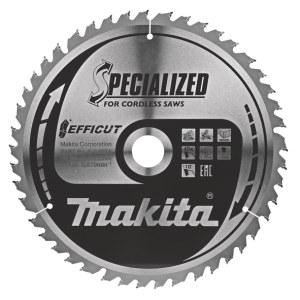Katkaisuterä puulle Makita EFFICUT; 260x2,15x30,0 mm; Z45; 10°