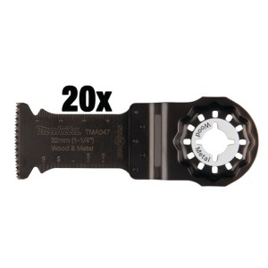 Tarkkuusleikkuuterä Makita B-64814-20; 32 mm; 20 kpl.