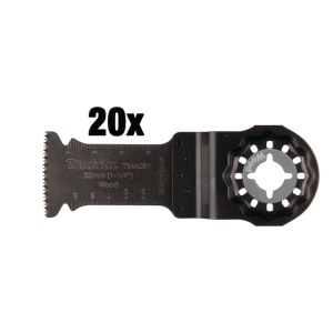 Tarkkuusleikkuuterä Makita B-64858-20; 32 mm; 20 kpl.