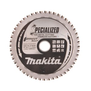Katkaisulaikka metalli Makita Efficut Metal; 150x1,1x20 mm; Z48; 0°