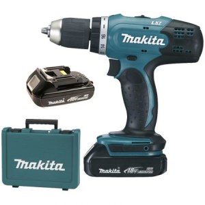 Pora/ruuvinväännin Makita BDF453SHE; 18 V; 2x1,3 Ah akku