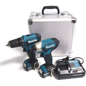 Työkalusarja Makita CLX224X (DF333D + TD110D); 12 V; 2x1,5 Ah akku