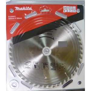 Katkaisuterä puulle Makita; 235x2,4x30,0 mm; Z48; 18°