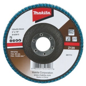 Lamellihiomalaikka  Makita Economy type; 125 mm; Z120; 10 kpl.