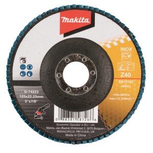 Lamellihiomalaikka  Makita D-74223; 125x22,3 mm; Z40