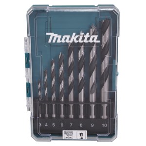 Puuporanteräsarja Makita D-77257; 3-10 mm; 8 kpl.