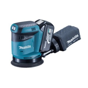 Epäkeskohiomakone Makita DBO180RMJ; 18 V; 2x4,0 Ah akkukäyttöinen