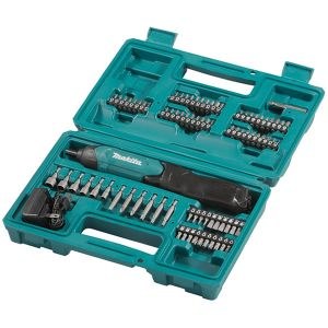 Ruuvinväännin Makita DF001DW; 3,6 V tarvikkeiden kanssa