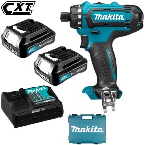 Pora/ruuvinväännin Makita DF031DSAE; 12 V; 2x2,0 Ah akku