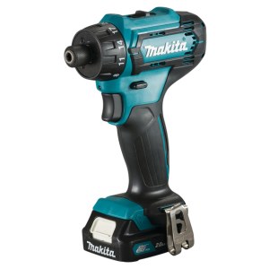 Pora/ruuvinväännin Makita DF033DWAE; 12 V; 2x2,0 Ah akku