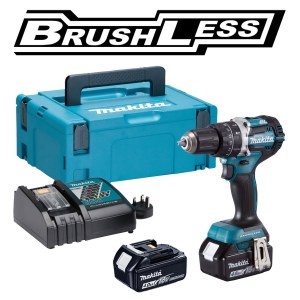 Iskupora / ruuvinväännin Makita DHP484RMJ; 18 V; 2x4,0 Ah akku