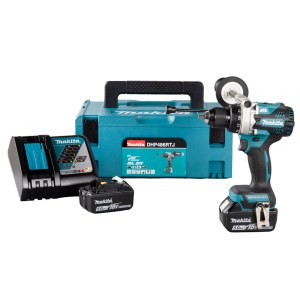 Iskuporakone / -ruuvinväännin Makita DHP486RTJ; 18 V; 2x5,0 Ah akku