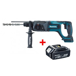 Poravasara Makita DHR241Z; 2,0 J; SDS-plus; 18 V; 4,0 Ah akku