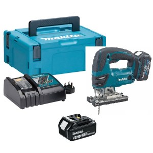 Pistosaha Makita DJV180RTJ; 18 V; 2x5,0 Ah akku