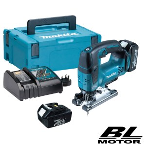 Akkupistosaha Makita DJV182RFJ; 18 V; 2x3,0 Ah akku
