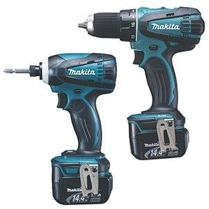Työkalusarja  Makita DK1465S (BDF446 + DTD134); 14,4 V; 2x3,0 Ah akku