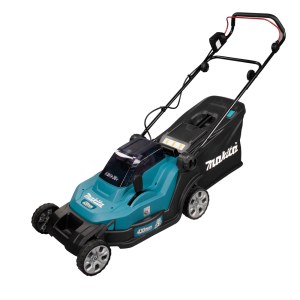 Akkukäyttöinen ruohonleikkuri Makita DLM432PT2; 2x18 V; 2x5,0 Ah akku