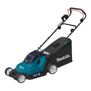 Akkukäyttöinen ruohonleikkuri Makita DLM432Z; 2x18 V (ilman akkua ja laturia)