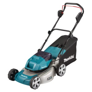 akkukäyttöinen ruohonleikkuri Makita DLM460Z; 2x18 V (ilman akkua ja laturia)