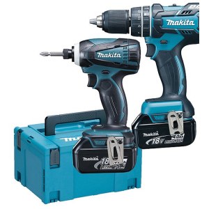 Työkalusarja Makita DLX2003MJ (DHP480 + DTD146); 18 V; 2x4,0 Ah akku