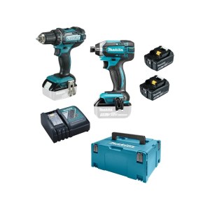 Työkalusarja Makita DLX2127TJ (DDF482RTJ + DTD152) 18 V; 2x5,0 Ah akku