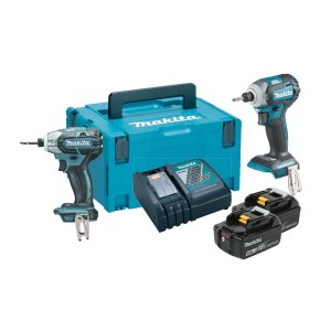 Työkalusarja Makita DLX2211TJ (DTS141 + DTD170); 18 V; 2x5,0 Ah akku