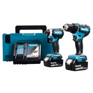 Työkalusarja Makita DLX2289TJ (DDF485 + DTD153); 18 V; 2x5,0 Ah akku