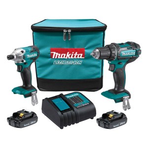 Työkalusarja Makita DLX2339SY (DDF482 + DTD156); 18 V; 2x1,5 Ah akku