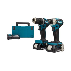 Työkalusarja Makita DLX2423AJ (DDF487 + DTD157); 18 V; 2x2,0 Ah akku
