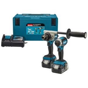 Työkalusarja Makita DLX2432TJ (DDF486 + DTD153); 18 V; 2x5,0 Ah akku