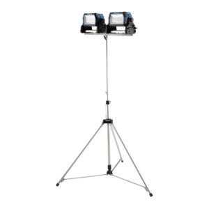 Valaisin Makita DML811+; 18 V; jalustan kanssa (ilman akkua ja laturia)