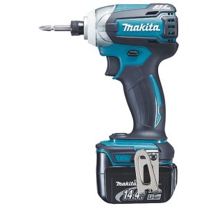 Iskuruuvinväännin Makita DTD136RFJ; 14,4 V; 2x3,0 Ah akku