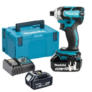 Iskuruuvinväännin Makita DTD148RTJ; 18 V; 2x5,0 Ah akku