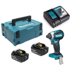 Iskuruuvinväännin Makita DTD153RMJ; 18 V; 2x4,0 Ah akku