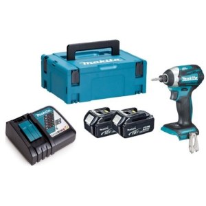 Iskuruuvinväännin Makita DTD154RMJ; 18 V; 2x4,0 Ah akku