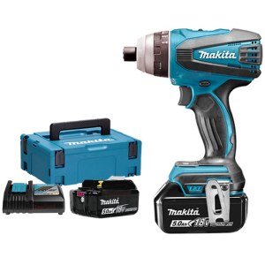 Iskupora / ruuvinväännin Makita DTP141RTJ; 18 V; 2x5,0 Ah akku