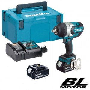 Iskumutterinväännin Makita DTW1002RMJ; 18 V; 2x4,0 Ah akku