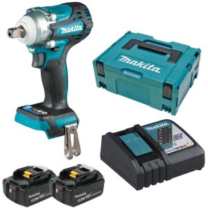 Iskumutterinväännin Makita DTW301RTJ; 18 V; 2x5,0 Ah akku