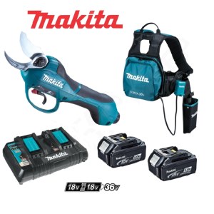 oksasakset Makita DUP361PT2; 36 V; 2x5,0 Ah akku
