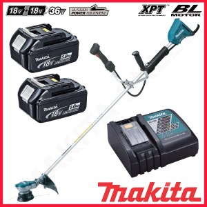 Ruohotrimmeri Makita DUR365URT2; 36 V; 2x5,0 Ah akku