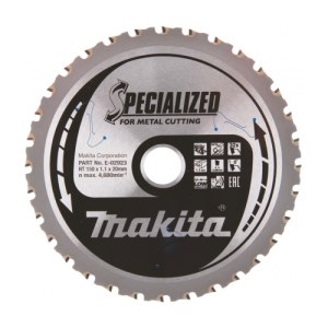 Katkaisulaikka metalli Makita Specialized; 150x1,1x20 mm; Z32