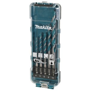 Poranteräsarja Makita E-16732; 1/4''; 4-10 mm; 5 kpl.