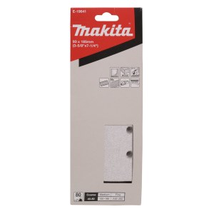 Hiomapaperi tasohiomakoneeseen Makita E-19641; 93x185 mm; P80; 10 kpl.